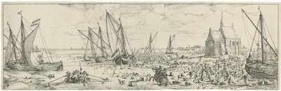 Mislukte aanval op fort Kallo, 1638 door Bonaventura Peeters (I)