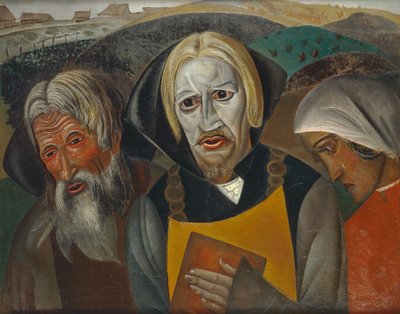 Vasili Kachalov als Tsaar Fyodor Ioannovich, 1923 door Boris Dmitrievich Grigoriev