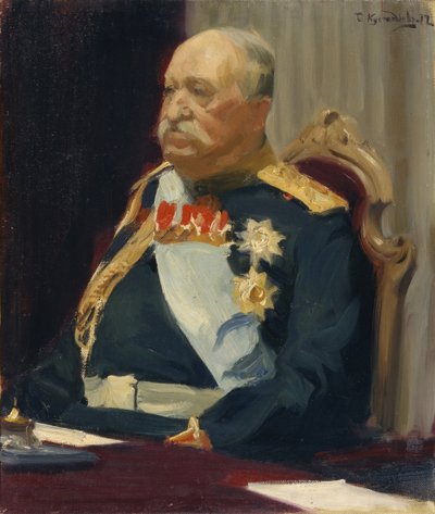 Portret van graaf Alexei Ignatyev, lid van de Staatsraad, minister van Binnenlandse Zaken, 1902 door Boris Mikhailovich Kustodiev