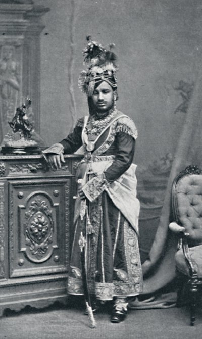 Raja van Rutlam, Central India Agency, 1902 door Bourne and Shepherd