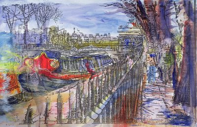 De Zondagse Wandeling, 1986 door Brenda Brin Booker