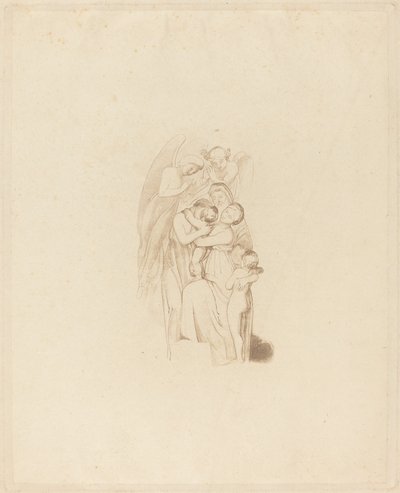 Heilige Familie? met Engelen l.1: De Mars van het Intellect door British 19th Century