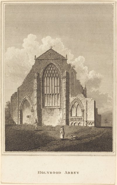 Holyrood Abbey door British 19th Century