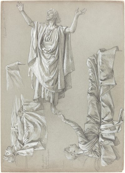 Studies voor de Opwekking van de Dochter van Jairus door British 19th Century