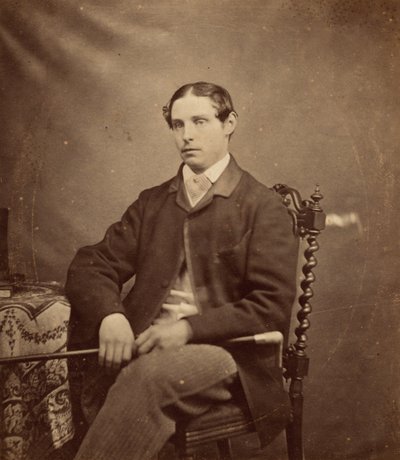 Portret van een man,c. 1855 (foto) door British Photographer