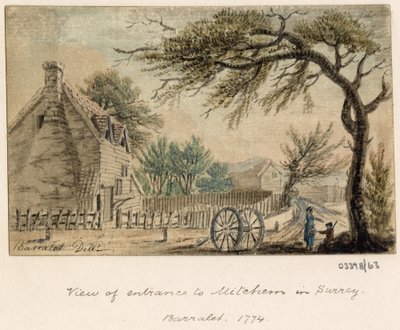 Een reeks schetsen, uitzichten in Groot-Brittannië, het Continent en Amerika 1772-1778 door British School