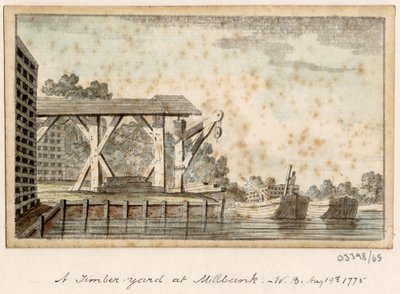 Een reeks schetsen, uitzichten in Groot-Brittannië, het Continent en Amerika 1772-1778 door British School