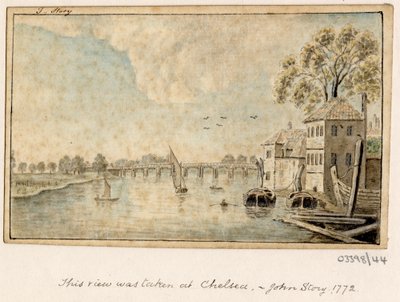 Een reeks schetsen, uitzichten in Groot-Brittannië, het Continent en Amerika 1772-1778 door British School