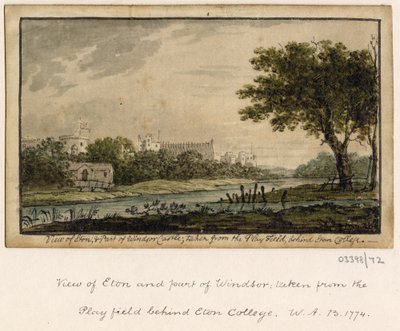 Een reeks schetsen, uitzichten in Groot-Brittannië, het Continent en Amerika 1772-1778 door British School