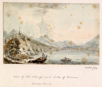 Een reeks schetsen, uitzichten in Groot-Brittannië, het Continent en Amerika 1772-1778 door British School