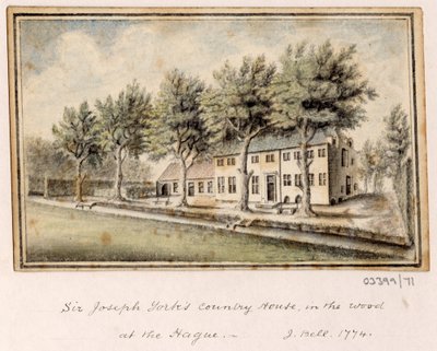 Een reeks schetsen, uitzichten in Groot-Brittannië, het Continent en Amerika 1772-1778 door British School