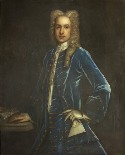 Portret van Sir John Smyth, 3e Baronet, c.1720 door British School