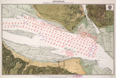 Spithead bijeenkomst van de vloot 15 tot 20 juli 1914 door British School