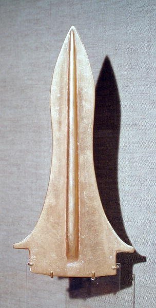 Dolk, 1500-1250 v.Chr. (goud) door Bronze Age