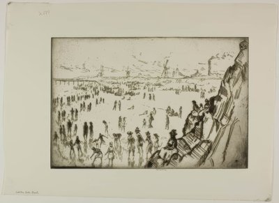 Golden Gate-strand door Bror Julius Olsson Nordfeldt