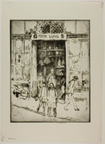 San Francisco - Fook Lung door Bror Julius Olsson Nordfeldt