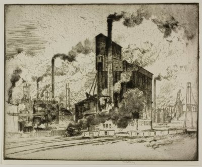 De grote lift door Bror Julius Olsson Nordfeldt