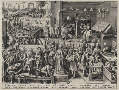 Justitia Gerechtigheid door Bruegel