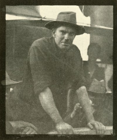 Laatste foto van sergeant Hamilton Fish, levend genomen door Burr McIntosh