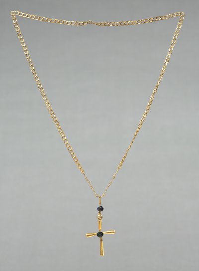 Ketting met Hanger Kruis, 500s door Byzantine School