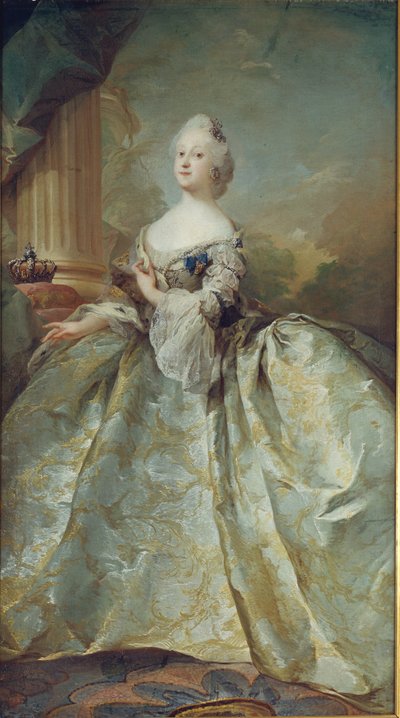 Portret van Louise, Frederik V