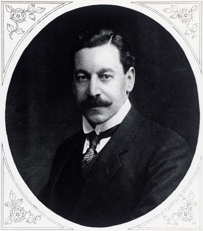 Portret van Herbert Samuel (1870-1963), Engelse politicus, uit Illustrated War News, 19 januari door J.B. and Brown J. Rowbotham
