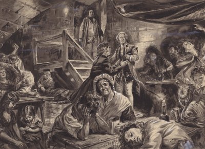 Engelse gevangenisscène door C.L. Doughty