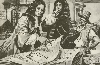 Sir Christopher Wren, de architect van St Paul
