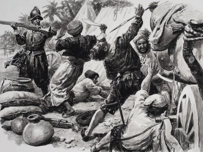 Spanjaarden vechten tegen Arabieren door C.L. Doughty