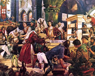 William Caxton -- de eerste drukker van Engeland door C.L. Doughty