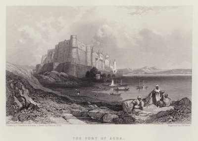 Het Fort van Agra door C. (after) Stanfield