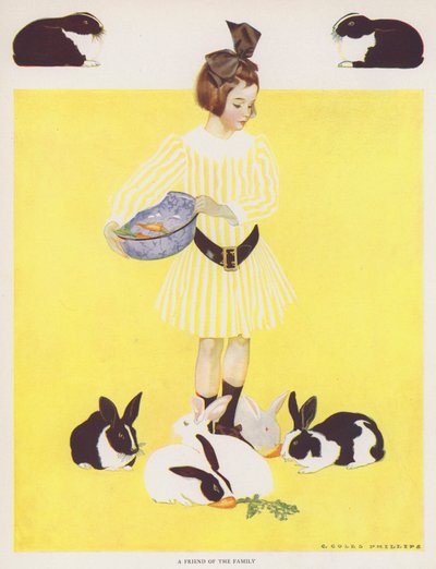 Coles Phillips Meisje, een vriend van de familie door C. Coles Phillips