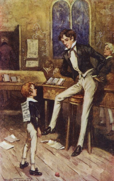 Illustratie voor David Copperfield door Charles Dickens door C. Dudley (after) Tennant