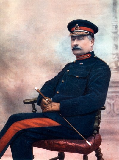 Generaal-majoor Charles Edmond Knox, commandant van de 12e Brigade, Zuid-Afrika, 1902 door C Knight