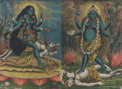 KaliTara, ca. 1885-90 door Calcutta Art Studio