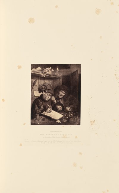 De Misers, door Q. Matsys door Caldesi and Montecchi