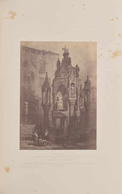 Graf van de Scaligers, door S. Prout door Caldesi and Montecchi
