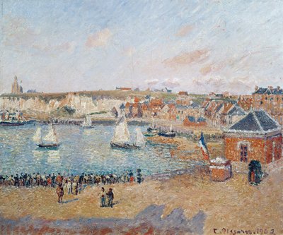 De Buitenhaven van Dieppe, 1902 door Camille Jacob Pissarro