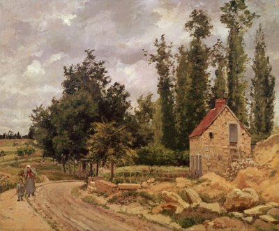 Onbekend schilderij door Camille Jacob Pissarro