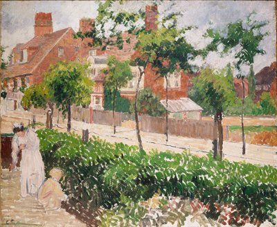 Bath Road, Londen, 1897 door Camille Pissarro