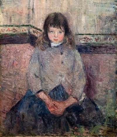 Félix Pissaro in een rok door Camille Pissarro