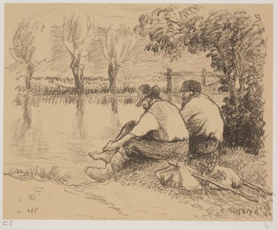 De Zwerver door Camille Jacob Pissarro