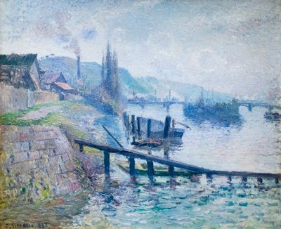 De Sint-Catharinaberg in Rouen door Camille Pissarro