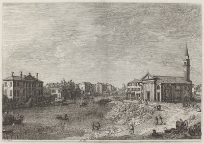 Al Dolo door Canaletto