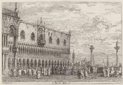 La Piera del Bando door Canaletto