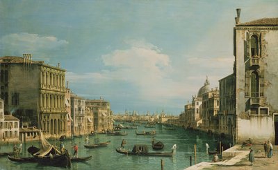 Het Grote Kanaal Venetië kijkend naar het oosten vanaf het Campo di San Vio door Giovanni Antonio Canal