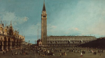 Het Piazza San Marco, Venetië door Giovanni Antonio Canal