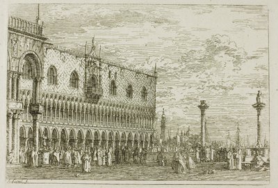 la Piera del Band V, uit Vedute door Canaletto