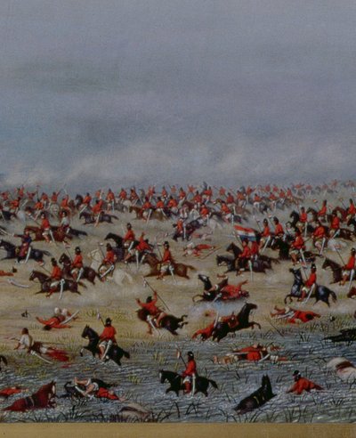Slag bij Tuyuti, uit de schilderijen die de Oorlog van de Drievoudige Alliantie uitbeelden door Candido Lopez