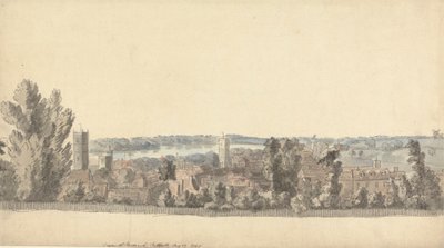 Uitzicht op Ipswich, Suffolk door Capt. Francis Grose